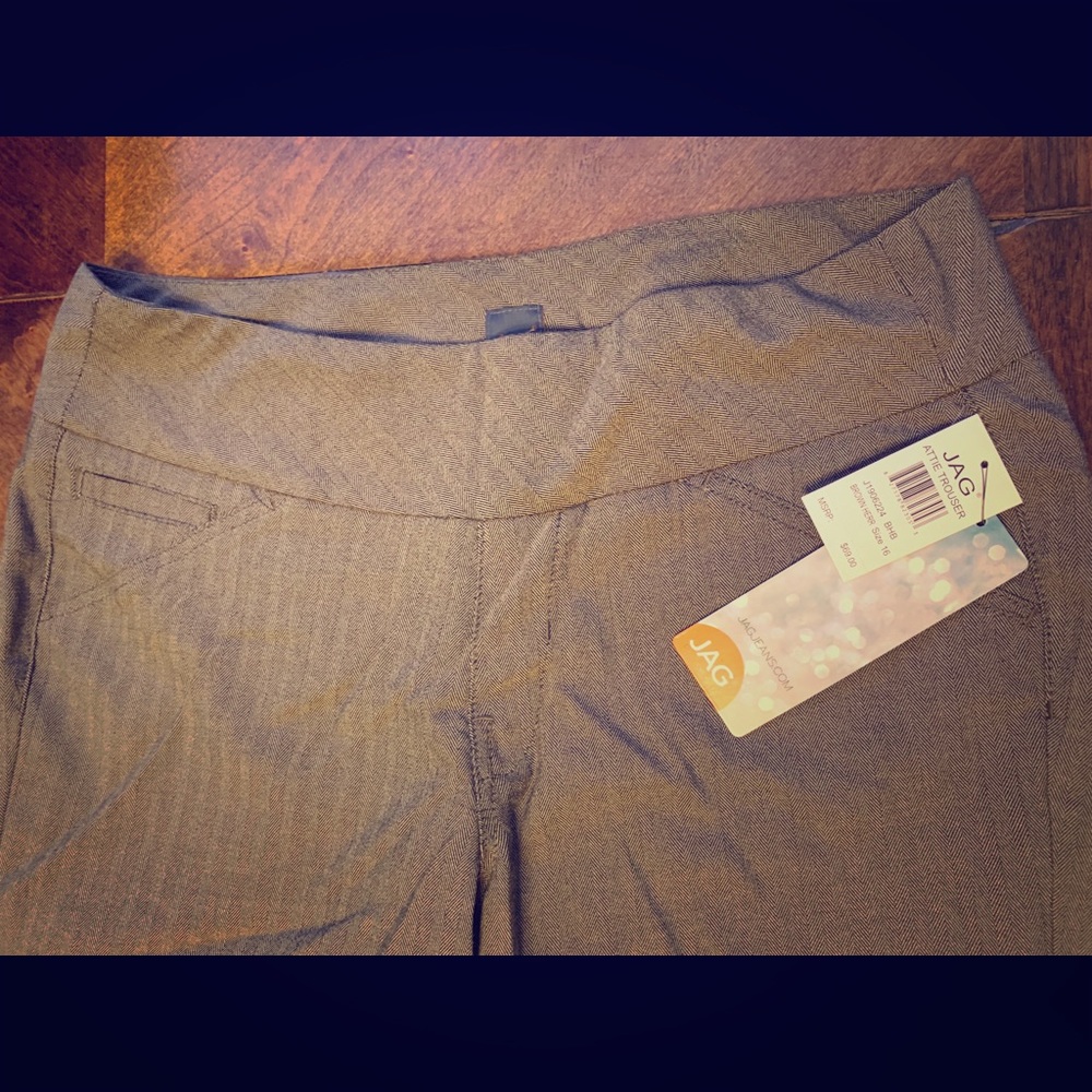 Jag brown herring bone slacks